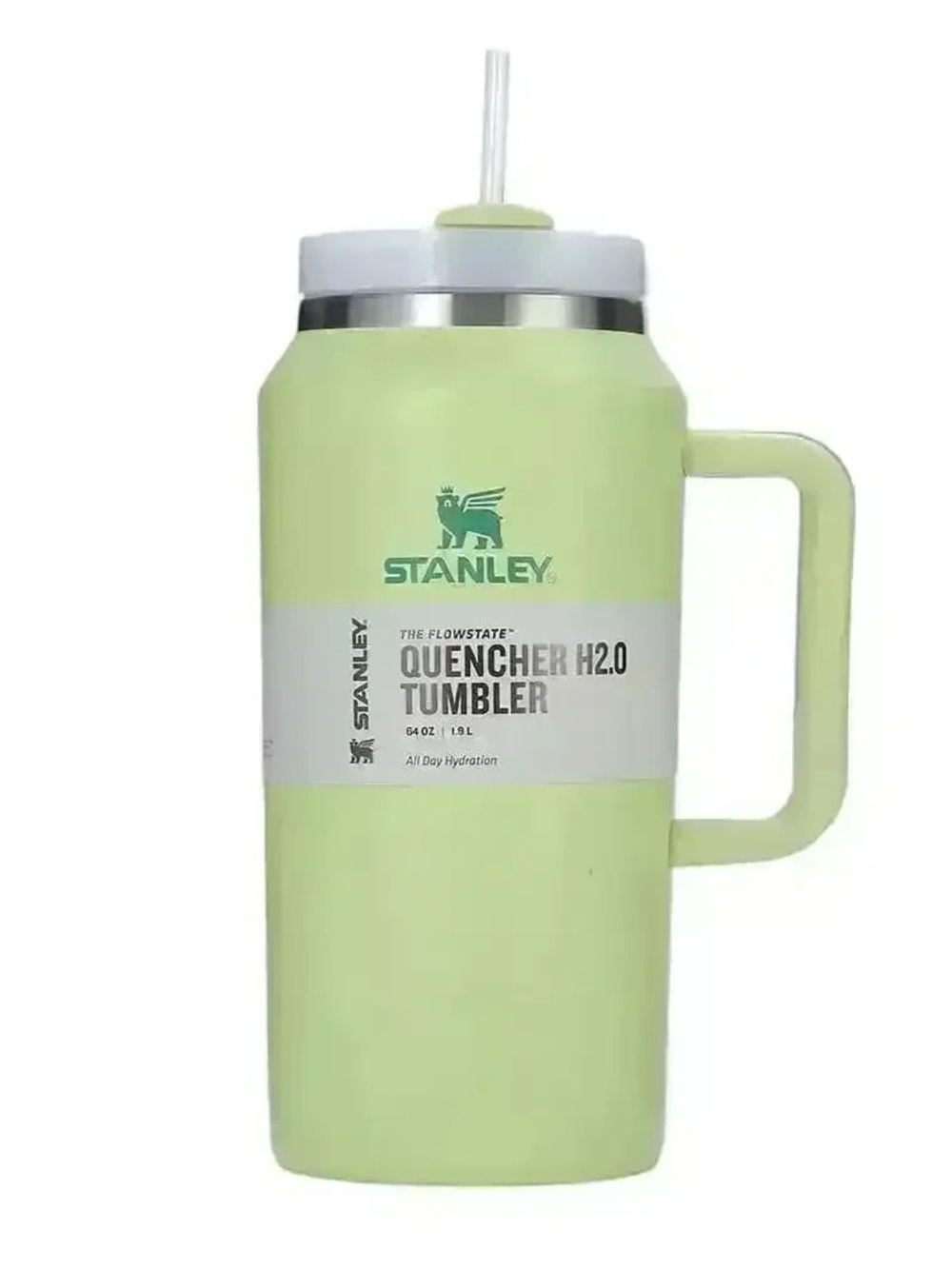 Stanley lime green Insulated Travel Mug with Handle 64oz jug large new quencher